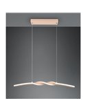 Lámpara colgante LED barra con luz GINKO altura ajustable 3000K 18W IP20