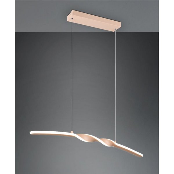 Lámpara colgante LED barra con luz GINKO altura ajustable 3000K 18W IP20