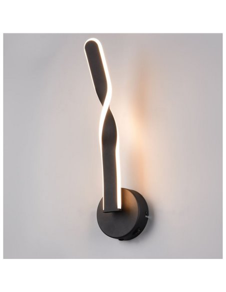 Aplique de pared LED interruptor integrado GINKO 11W 1150Lm blanco cálido 3000K IP20