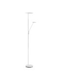 Luminária de chão LED DAPHNE de metal com braço de leitura, 33W+8W CCT 2700K-4000K, várias cores