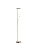 Luminária de chão LED DAPHNE de metal com braço de leitura, 33W+8W CCT 2700K-4000K, várias cores