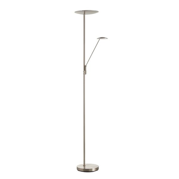 Lámpara de pie LED de metal con brazo lector DAPHNE, 33W+8W CCT 2700K-4000K, varios colores