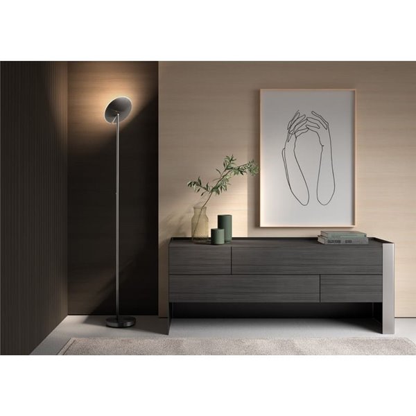 Luminária de chão LED DAPHNE S em metal, 33W CCT 2700K-4000K, cabeça móvel de 180º, várias cores