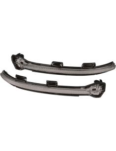 Intermitente dinámico LED para retrovisor acabado Negro LEDriving® LEDDMI 5G0 BK S Homologado Set de 2. Golf VII 2