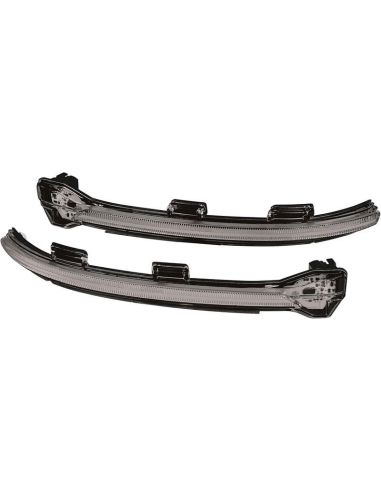Intermitente dinámico LED para retrovisor acabado Negro LEDriving® LEDDMI 5G0 BK S Homologado Set de 2. Golf VII