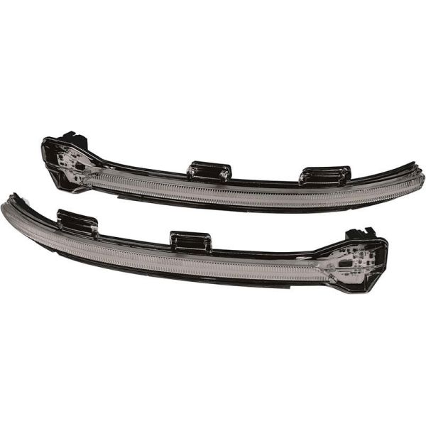 Intermitente dinámico LED para retrovisor acabado Negro LEDriving® LEDDMI 5G0 BK S Homologado Set de 2. Golf VII