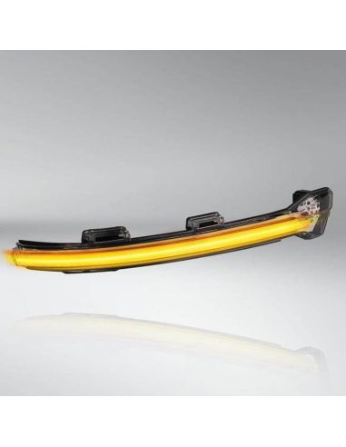 Intermitente dinámico LED para retrovisor acabado Negro LEDriving® LEDDMI 5G0 BK S Homologado Set de 2. Golf VII