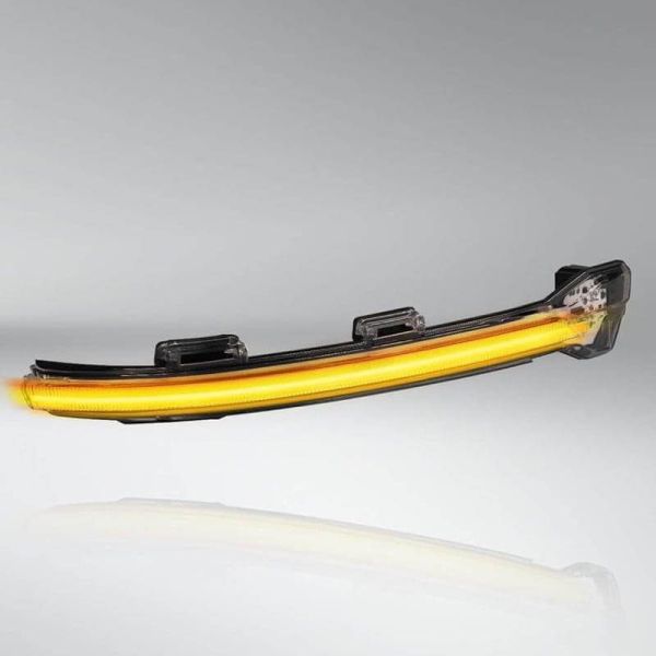 Intermitente dinámico LED para retrovisor acabado Negro LEDriving® LEDDMI 5G0 BK S Homologado Set de 2. Golf VII