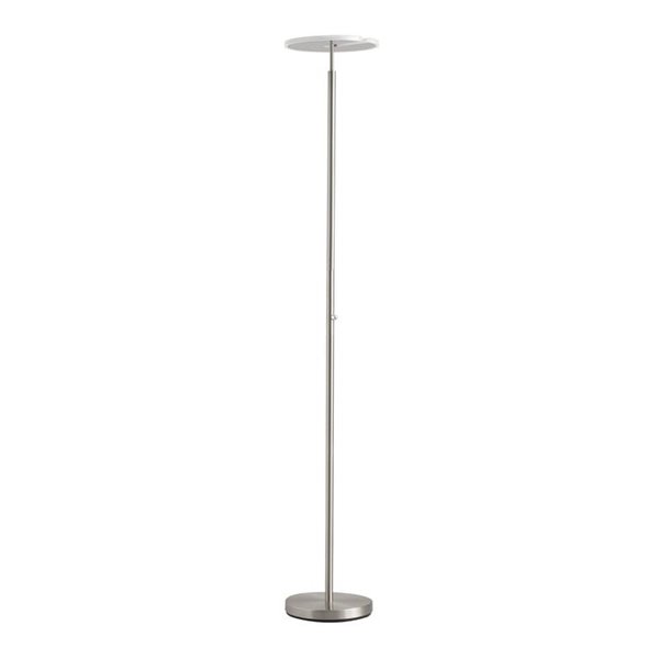 Lampadaire VEGA S, métallisé avec tête mobile 40W, 3000K, différentes couleurs