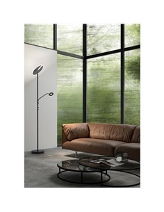 Luminária de chão VEGA S, metálica com cabeça móvel 40W, 3000K, várias cores 2