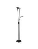 Luminária de chão de metal LED ANELLO com braço de leitura, design de corpo duplo, 30W+5W, 3000K dimerizável, várias cores