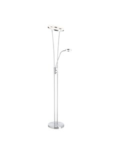 Lámpara de pie LED metálico con brazo lector ANELLO, diseño de cuerpo doble, 30W+5W, 3000K dim, varios colores  2