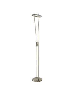 Luminária de chão LED ANELLO S de metal, design de corpo duplo, 30W 3000K, multicolorida