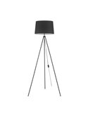 Lámpara de Pie con 3 patas TRIPODE y pantalla Ivory, blanco o negro