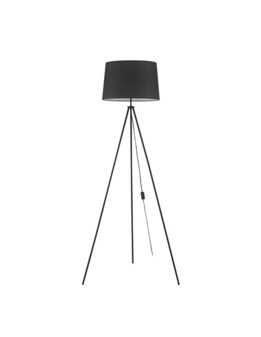 Luminária de Pé com 3 pés TRIPODE e cúpula em Marfim, branco ou preto