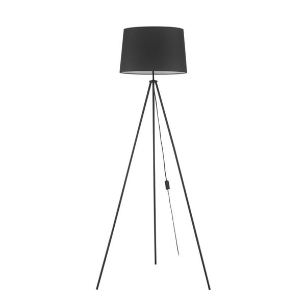 Lámpara de Pie con 3 patas TRIPODE y pantalla Ivory, blanco o negro