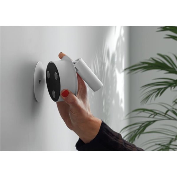 Aplique de pared con foco LED portátil FOCUS, 3W 3000K + USB + BAT, blanco o negro