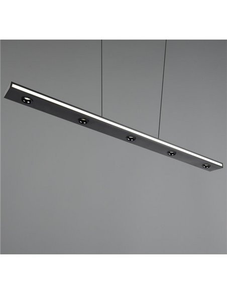 Luminária pendente LED GRAHAM regulável com função de memória e altura ajustável 10/4,5W 480Lm/920Lm IP20