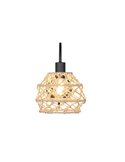 Aplique de pared cuerda natural HIVE con interruptor integrado bombilla excl. 1x E27 max. 10W IP20