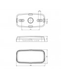Piloto Lateral LED 2 funciones FT-075 LED de Fristom en 3 colores Blanco, Rojo y Naranja | LeonLeds