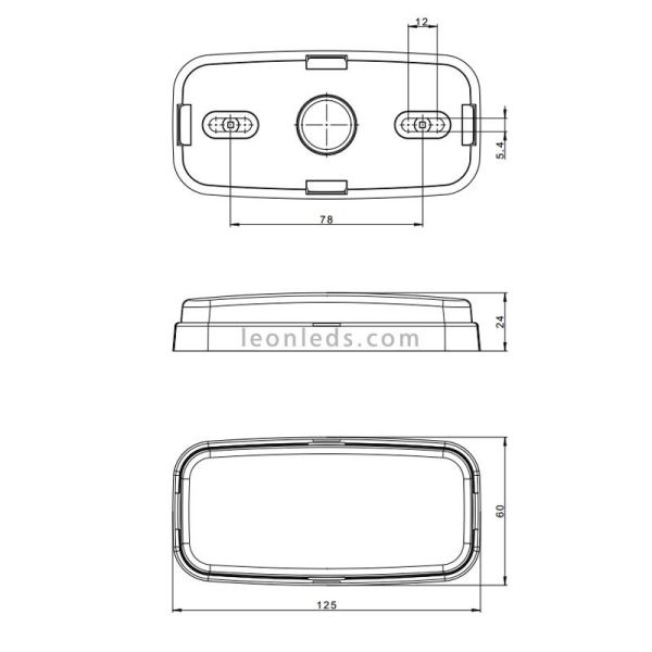 Piloto Lateral LED 2 funciones FT-075 LED de Fristom en 3 colores Blanco, Rojo y Naranja | LeonLeds