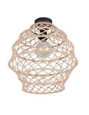 Plafón de techo HIVE cuerda natural bombilla excl. 1x E27 max. 10W IP20