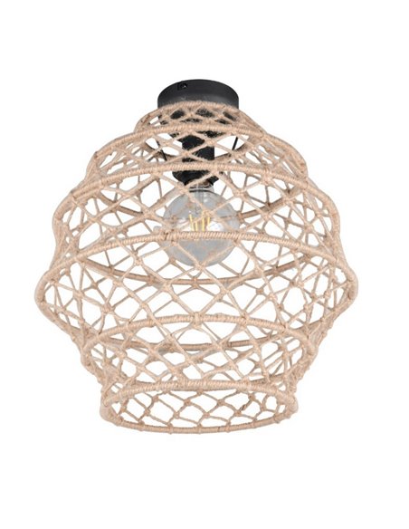 Luminária de teto HIVE, lâmpada de corda natural, excl. 1x E27 máx. 10 W IP20