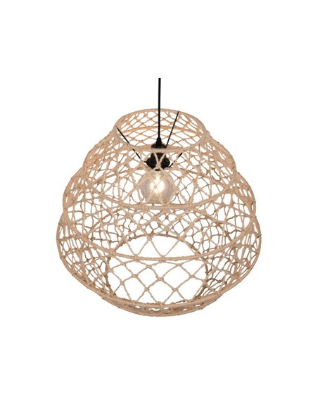 Lámpara de techo HIVE cuerda natural y altura ajustable bombilla excl. 1x E27 max. 60W IP20