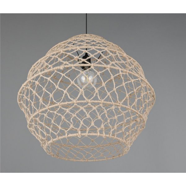 Lámpara de techo HIVE cuerda natural y altura ajustable bombilla excl. 1x E27 max. 60W IP20