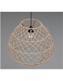 Lámpara de techo HIVE cuerda natural y altura ajustable bombilla excl. 1x E27 max. 60W IP20