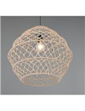 Lámpara de techo HIVE cuerda natural y altura ajustable bombilla excl. 1x E27 max. 60W IP20