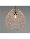 Lámpara de techo HIVE cuerda natural y altura ajustable bombilla excl. 1x E27 max. 60W IP20