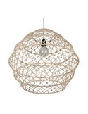 Lámpara colgante HIVE altura ajustable y cuerda natural bombilla excl. 1x E27 max. 10W IP20