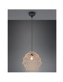Lámpara colgante HIVE altura ajustable y cuerda natural bombilla excl. 1x E27 max. 10W IP20