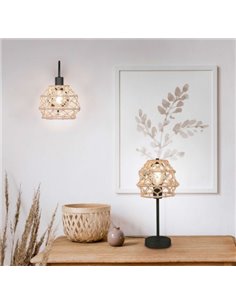 Luminária de mesa HIVE feita de corda natural, lâmpada excl. 1x E27 máx. 10 W IP20 2