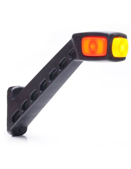 Galibo NEON largo 25,4Cm con logo WAS Ambar - Blanco - Rojo 12V 24V A R1 SM1 W256N LOGO