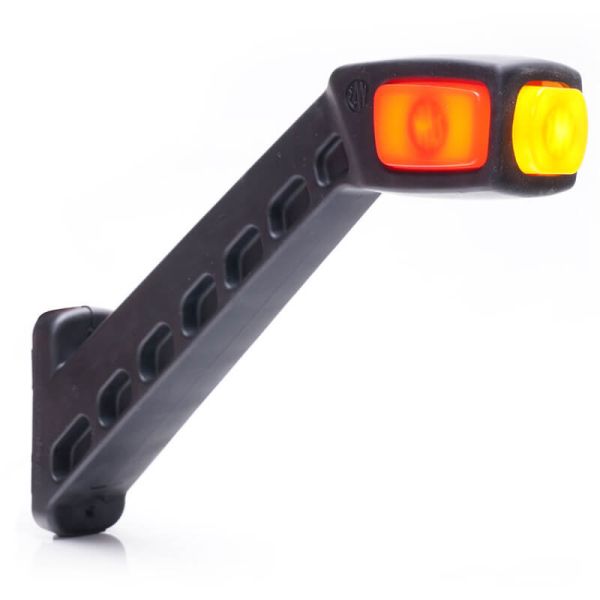 Galibo NEON largo 25,4Cm con logo WAS Ambar - Blanco - Rojo 12V 24V A R1 SM1 W256N LOGO