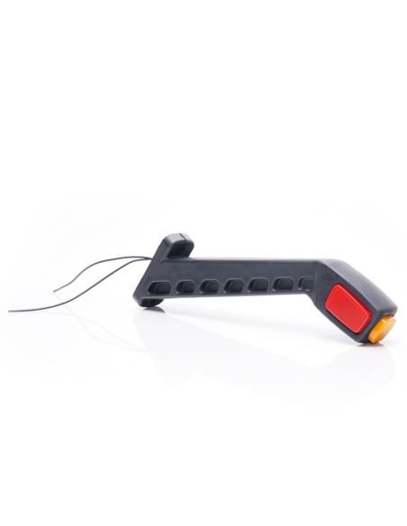 Galibo NEON longo 25,4 cm com logotipo WAS Âmbar - Branco - Vermelho 12V 24V A R1 SM1 W256N LOGO