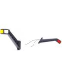 Galibo NEON largo 25,4Cm con logo WAS Ambar - Blanco - Rojo 12V 24V A R1 SM1 W256N LOGO
