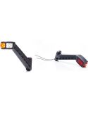 Galibo LED largo 25,4Cm con logo WAS Ambar - Blanco - Rojo 12V 24V A R1 SM1