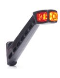 Galibo LED largo 25,4Cm con logo WAS Ambar - Blanco - Rojo 12V 24V A R1 SM1