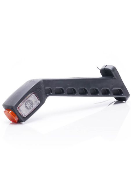 Galibo LED longue 25,4 cm avec logo WAS Ambre - Blanc - Rouge 12 V 24 V A R1 SM1