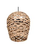 Lámpara de techo fibra natural JEAN altura ajustable bombilla excl. 1x E27 max. 10W IP20