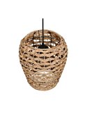 Lámpara de techo fibra natural JEAN altura ajustable bombilla excl. 1x E27 max. 10W IP20