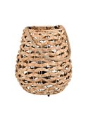 Lámpara de sobremesa fibra natural JEAN con asa para colgar bombilla excl. 1x E27 max. 40W IP20