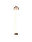 Lámpara de pie LED estilo seta JEFF función táctil y batería recargable USB 2,5W 1x 250lm, 3000K IP20 Marrón