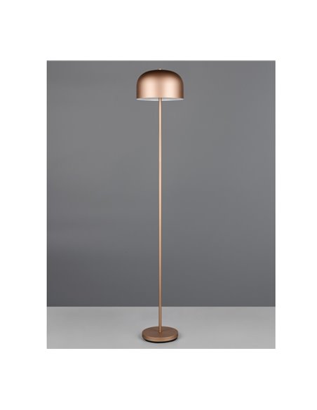 Lámpara de pie LED estilo seta JEFF función táctil y batería recargable USB 2,5W 1x 250lm, 3000K IP20 Marrón