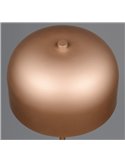 Lámpara de pie LED estilo seta JEFF función táctil y batería recargable USB 2,5W 1x 250lm, 3000K IP20 Marrón