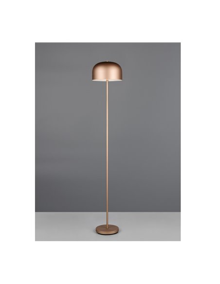 Lámpara de pie LED estilo seta JEFF función táctil y batería recargable USB 2,5W 1x 250lm, 3000K IP20 Marrón