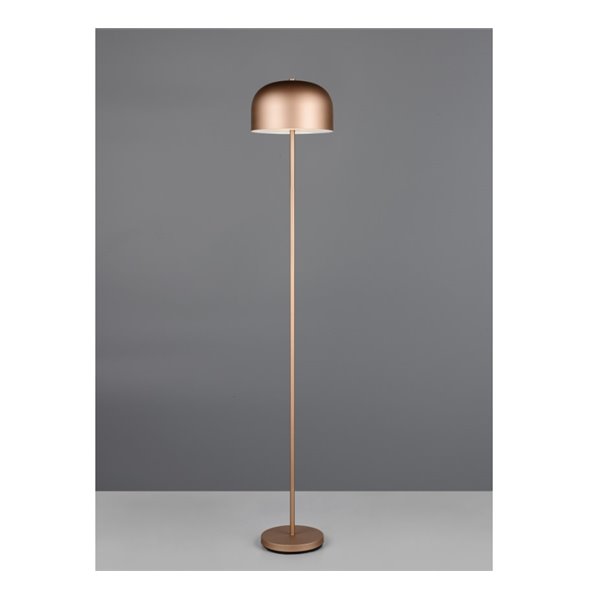 Lámpara de pie LED estilo seta JEFF función táctil y batería recargable USB 2,5W 1x 250lm, 3000K IP20 Marrón